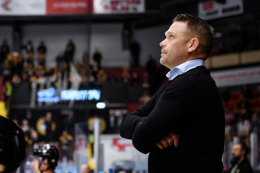 Brynäs assisterande tränare Mikael Holmqvist