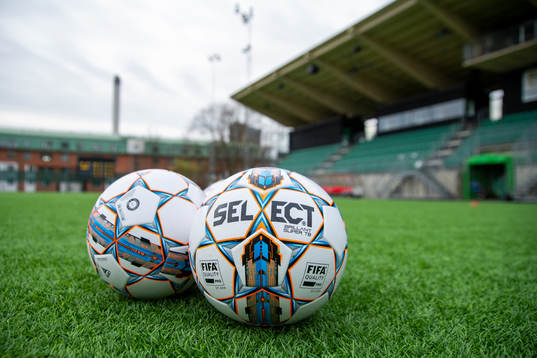 Detaljerad vy på matchbollen