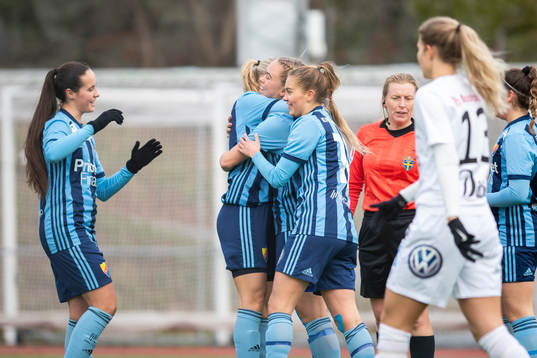 Djurgårdens spelare jublar