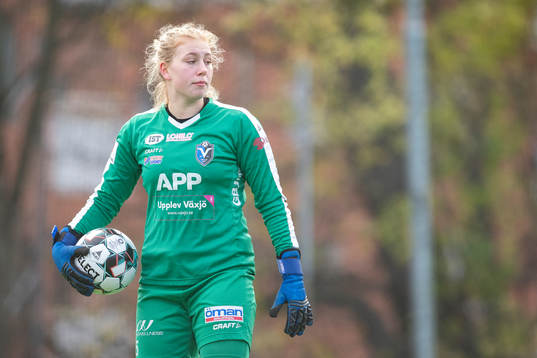 Växjös målvakt Moa Edrud