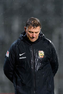 Brommapojkarnas tränare Kjell Jonevret deppar