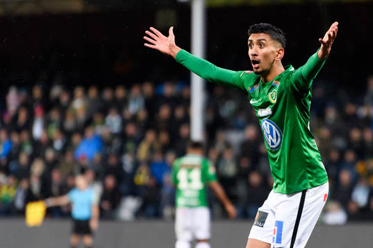 Jönköpings Amir Al-Ammari reagerar