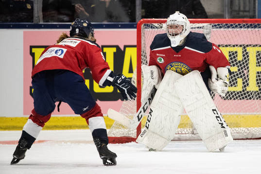 Stockholmsmålvakt Molly Wigerman jublar
