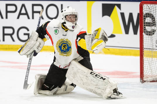 Södermanlands målvakt Leo Matthiesen