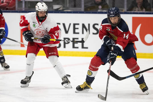 Östergötland Adam Aunes Johansson  och Stockholm Nords