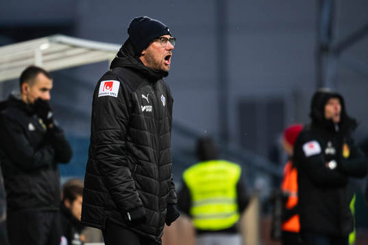 Halmstads tränare Magnus Haglund