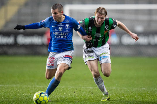 Trelleborgs Oscar Johansson och GAIS August Wängberg
