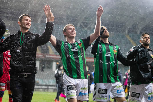GAIS Måns Saebbö, August Wängberg, Evaldo Nascimento