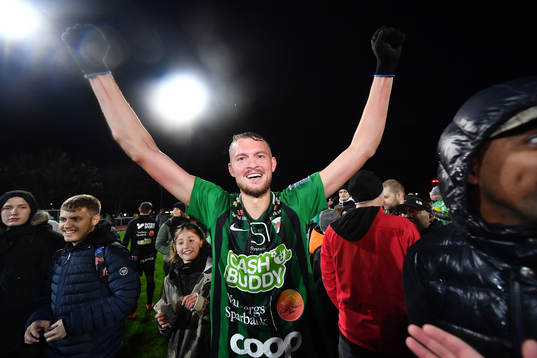 Varbergs Albert Ejupi jublar