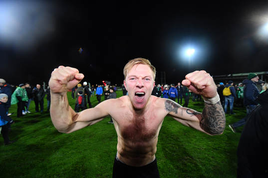 Varbergs Jesper Modig jublar
