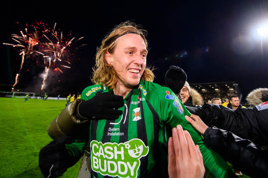 Varbergs Joakim Lindner jublar