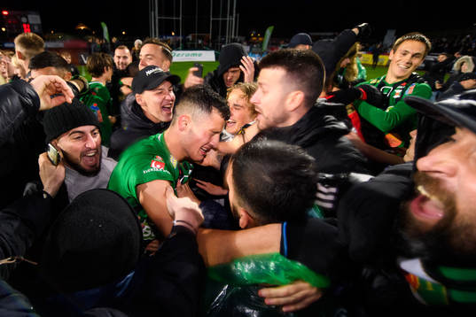 Varbergs Astrit Seljmani som sköt Varberg till Allsvenskan