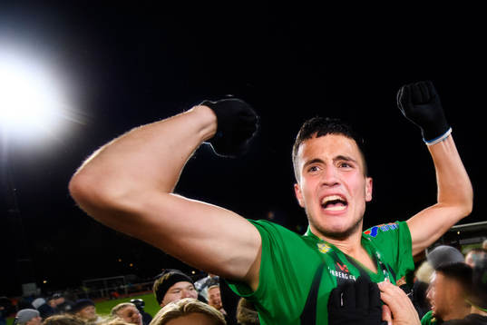 Varbergs Astrit Seljmani som sköt Varberg till Allsvenskan