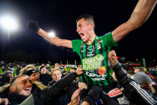 Varbergs Astrit Seljmani som sköt Varberg till Allsvenskan