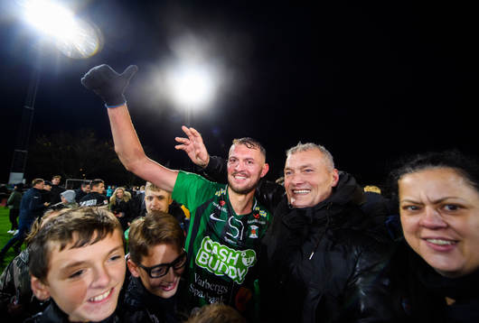 Varbergs Albert Ejupi jublar