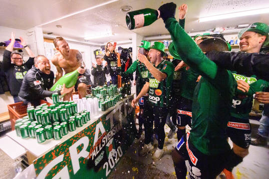 Varbergs assisterande tränare Daniel Milovanovic och