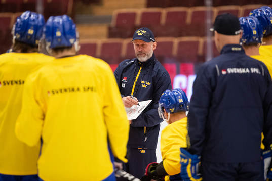 Assistant Coach Markus Åkerblom of Sweden
