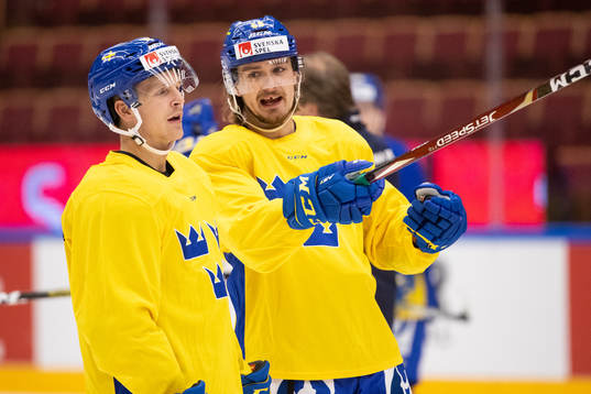 Max Friberg and Linus Johansson of Sweden