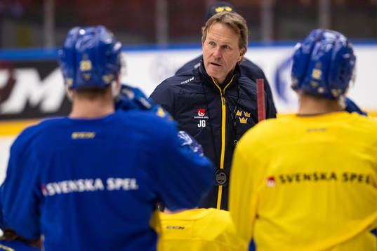 Johan Garpenlöv, head coach, of Sweden
