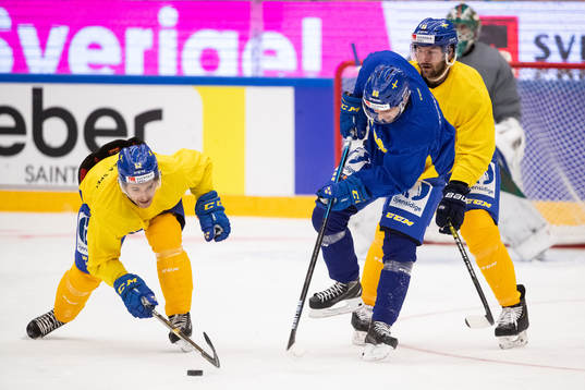 Arvid Lundberg and Mathias Bromé of Sweden
