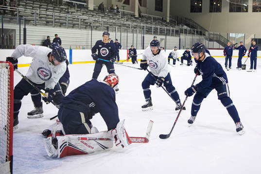 Gustav Nyquist (#14) of Columbus Blue Jackets