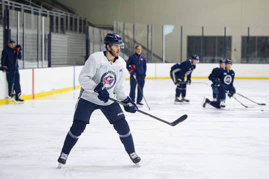 Alexander Wennberg of Columbus Blue Jackets