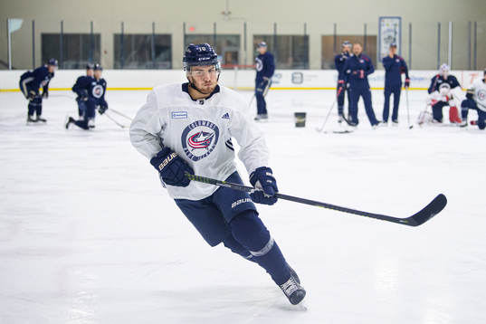 Alexander Wennberg of Columbus Blue Jackets