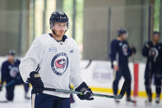 Gustav Nyquist of Columbus Blue Jackets