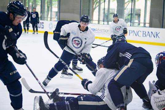 Gustav Nyquist of Columbus Blue Jackets
