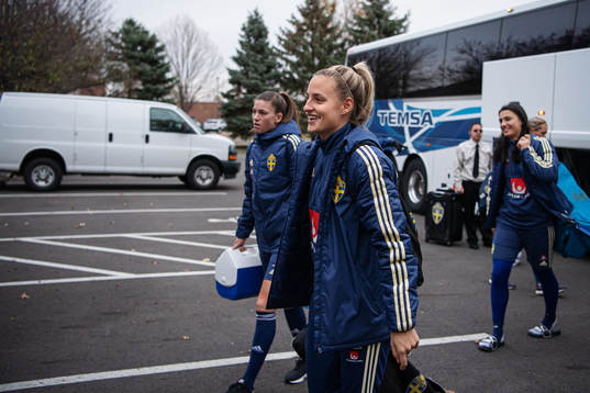 Nathalie Björn of the Swedish women’s national football