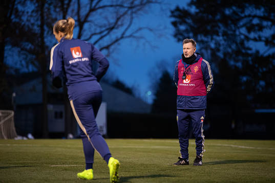 Head coach Peter Gerhardsson of the Swedish women’s
