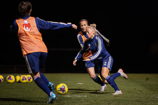 Hanna Bennison of the Swedish women’s national football