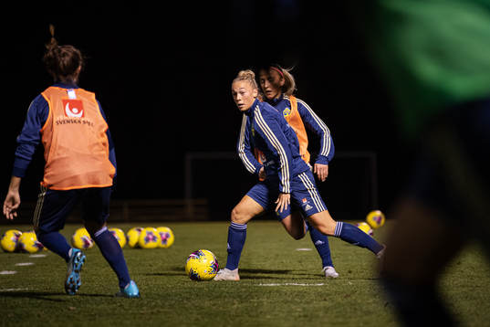 Hanna Bennison of the Swedish women’s national football