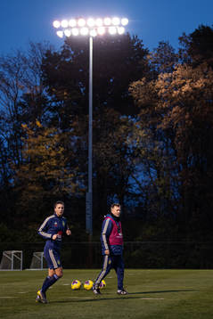 Pauline Hammarlund and head coach Peter Gerhardsson of the