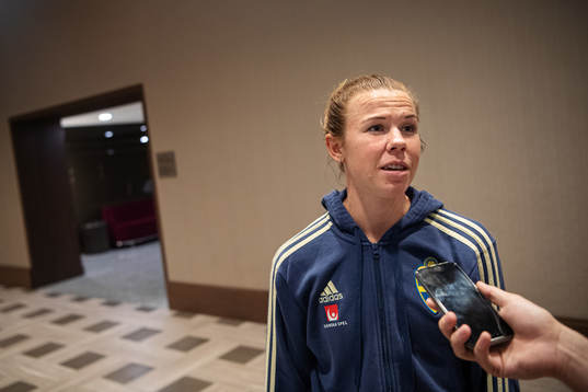 Jessica Samuelsson of the Swedish women’s national
