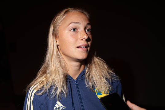 Hanna Bennison of the Swedish women’s national football