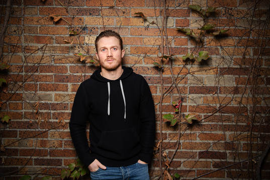 Gustav Nyquist of Columbus Blue Jackets poses for a portrait