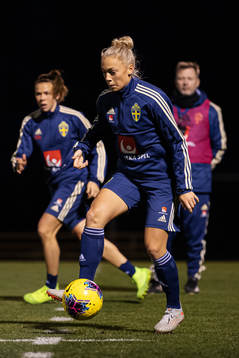 Hanna Bennison of the Swedish women’s national football