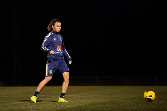 Jessica Samuelsson of the Swedish women’s national