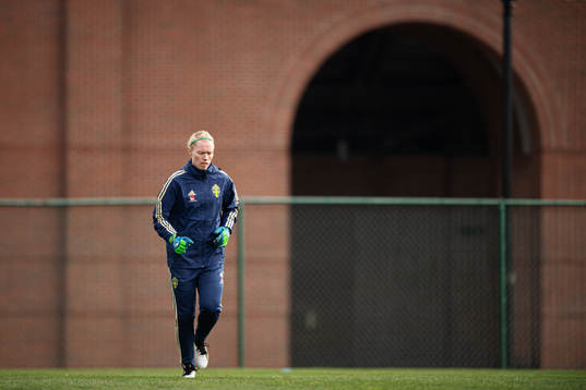 Hedvig Lindahl of the Swedish women’s national football