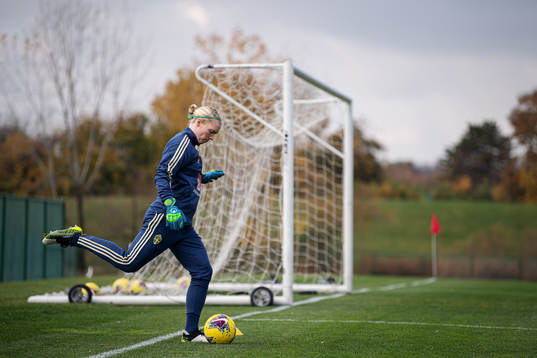 Hedvig Lindahl of the Swedish women’s national football