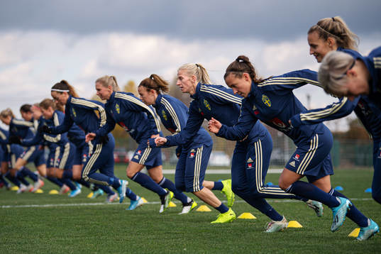 Sofia Jakobsson of the Swedish women’s national football