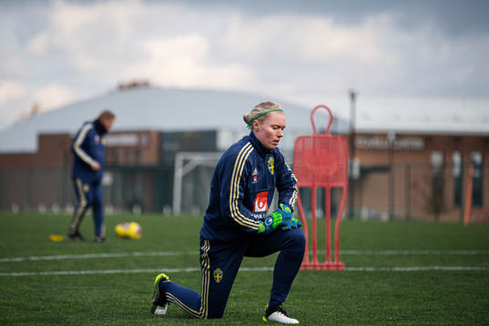 Hedvig Lindahl of the Swedish women’s national football