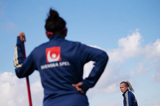 Hanna Glas of the Swedish women’s national football team