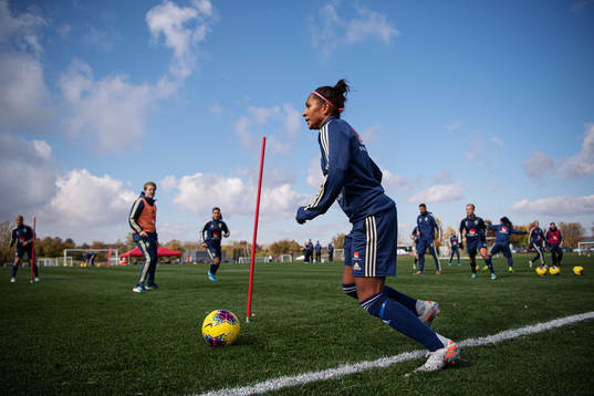 Madelen Janogy of the Swedish women’s national football