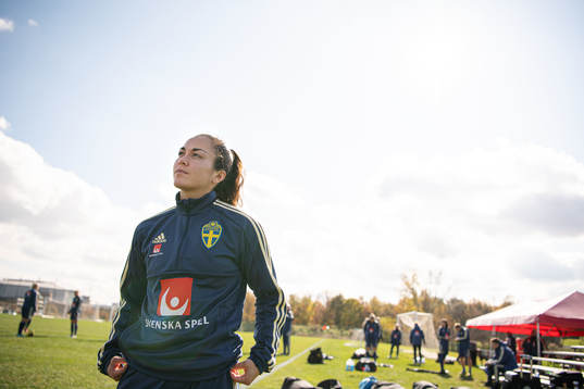 Michelle de Jongh of the Swedish women’s national