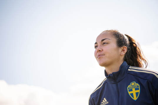 Michelle de Jongh of the Swedish women’s national