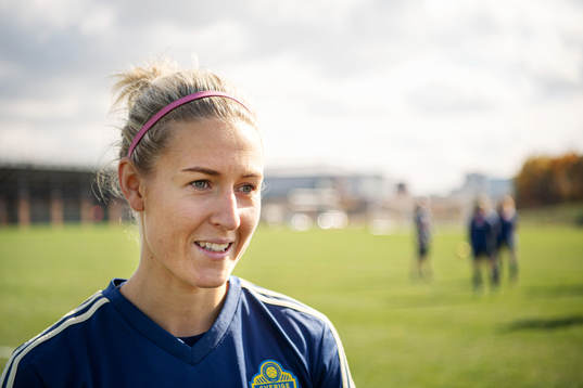Emma Kullberg of the Swedish women’s national football