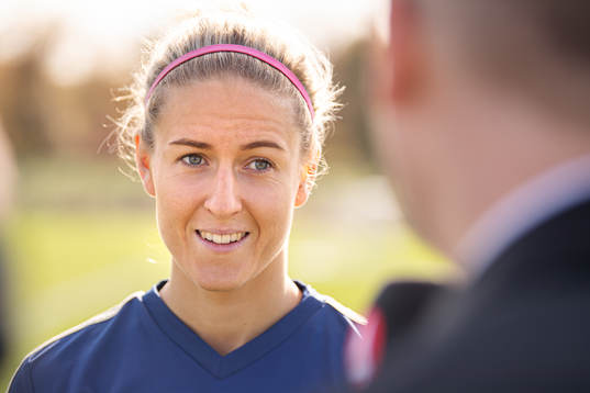 Emma Kullberg of the Swedish women’s national football