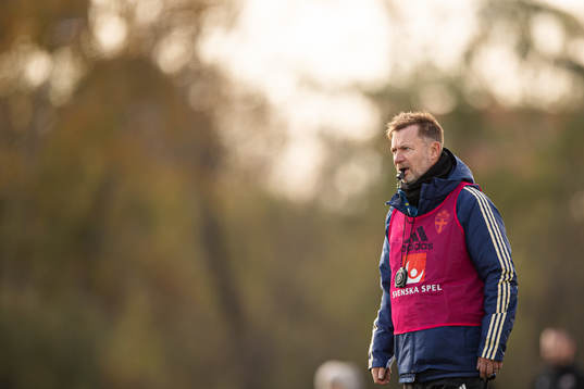 Head coach Peter Gerhardsson of the Swedish women’s